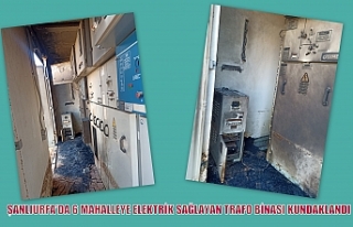 ŞANLIURFA’DA 6 MAHALLEYE ELEKTRİK SAĞLAYAN TRAFO...