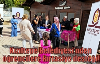 Kızıltepe Belediyesi’nden öğrencilere kırtasiye...