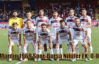 Mardin 1969 Spor-Bursa Nilüfer FK: 0-0