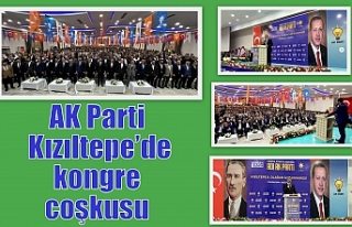 AK Parti Kızıltepe’de kongre coşkusu