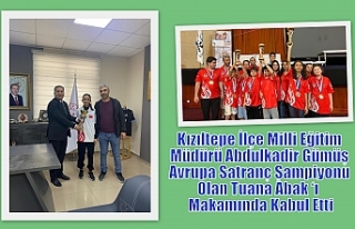 Kızıltepe İlçe Milli Eğitim Müdürü Abdulkadir...