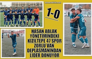 Kızıltepe Van’dan lider dönüyor: 0-1