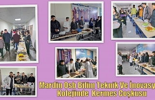 Mardin Osb Bilim Teknik Ve İnovasyon Kolejinde Kermes...