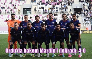 Ordu’da hakem Mardin’i doğradı: 4-0