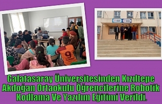 Galatasaray Üniversitesinden Kızıltepe Akdoğan...
