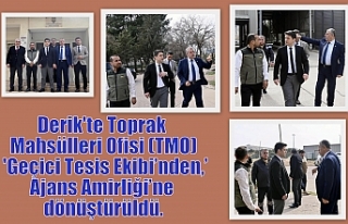 Derik'te Toprak Mahsülleri Ofisi (TMO) 'Geçici...