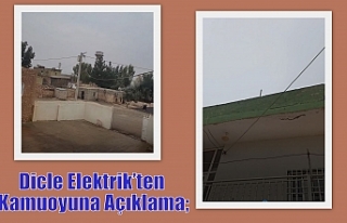 Dicle Elektrik’ten Kamuoyuna Açıklama;