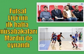 Futsal Ligi’nin ilk hafta müsabakaları Mardin’de...