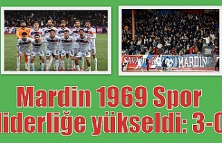 Mardin 1969 Spor liderliğe yükseldi: 3-0