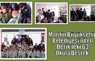 Mardin Büyükşehir Belediyesi’nden Derik'teki...