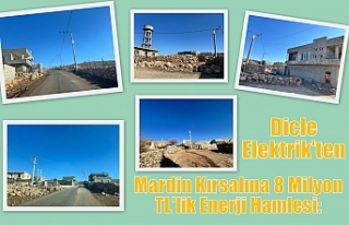 Dicle Elektrik'ten Mardin Kırsalına 8 Milyon...