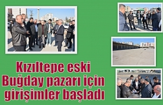Kızıltepe eski Buğday pazarı için girişimler...