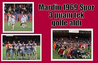 Mardin 1969 Spor 3 puanı tek golle aldı