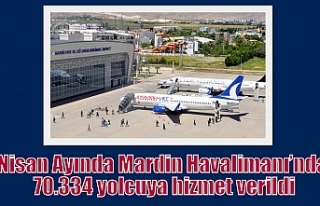 Nisan Ayında Mardin Havalimanı’nda 70.334 yolcuya...