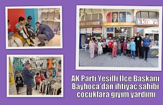 AK Parti Yeşilli İlçe Başkanı Bayhoca'dan...