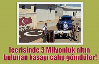 İçerisinde 3 Milyonluk altın bulunan kasayı çalıp...