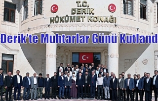 Derik'te Muhtarlar Günü Kutlandı