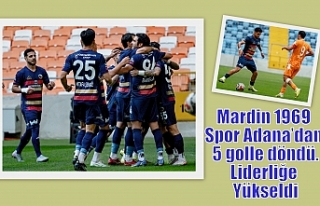 Mardin 1969 Spor Adana’dan 5 golle döndü.Liderliğe...