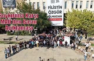 Soykırıma Karşı MAÜ’den Basın Açıklaması
