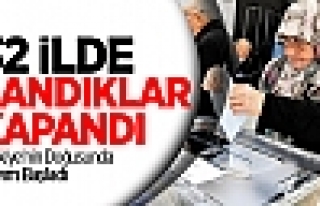 32 İlde Oy Kullanma İşlemi Sona Erdi