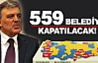 559 Belediye Tarih Oldu