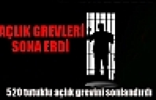 Açlık grevleri sona erdi