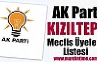 AK Parti Kızıltepe Belediye meclis üyeleri açıklandı