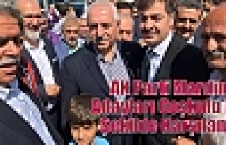 AK Parti Mardin Adayları Coşkulu Bir Şekilde Karşılandı