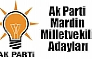 Ak Parti Mardin Milletvekili Adayları