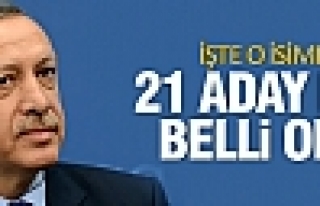 AK Parti'de 21 aday daha belli oldu!