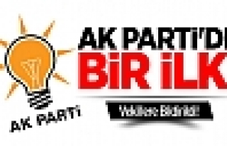 AK Parti'de Bir İlk! Vekillere Bildirildi!