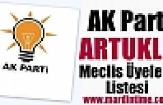 AK Parti'nin Artuklu Meclis Üyeleri Listesi