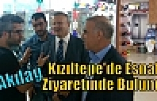 Akdağ Kızıltepe'de Esnaf  Ziyaretinde Bulundu