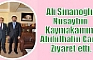 Ali Sinanoğlu Nusaybin Kaymakamını Abdulhalin Can'ı...