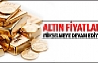 Altın fiyatları yükselmeye devam ediyor