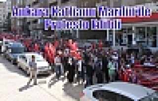 Ankara Katliamı Mardin’de Protesto Edildi