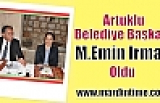 Artuklu Belediye Başkanı M.Emin Irmak oldu