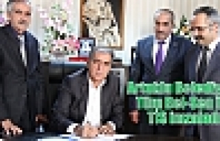 Artuklu Belediyesi Tüm Bel-Sen ile TİS imzaladı