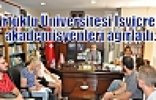 Artuklu Üniversitesi İsviçreli akademisyenleri...