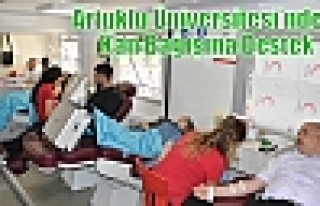 Artuklu Üniversitesi’nden Kan Bağışına Destek