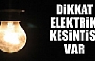 Artuklu'da Elektrik Kesintisi Yapılacak
