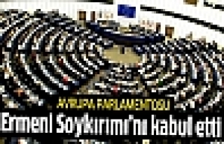 Avrupa Parlamentosu Ermeni Soykırımı'nı kabul...