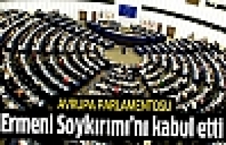 Avrupa Parlamentosu Ermeni Soykırımı'nı kabul...