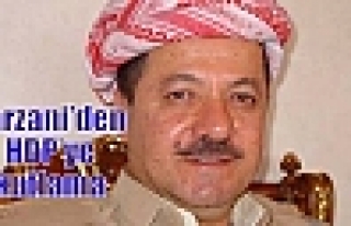 Barzani’den HDP’ye kutlama