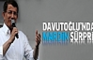 Başbakan Davutoğlu Mardin'de konuştu