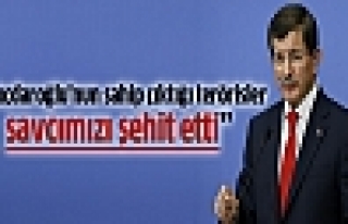 Başbakan Davutoğlu'ndan ilk açıklama