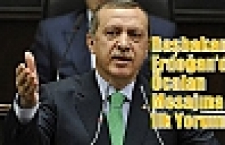 Başbakan Erdoğan'dan Öcalan Mesajına İlk Yorum