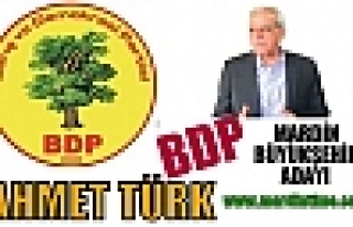 BDP MARDİN ADAYI AHMET TÜRK OLDU