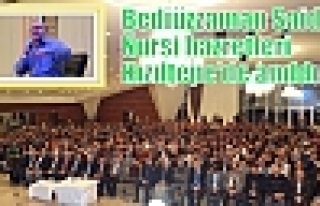 Bediüzzaman Said Nursi hazretleri Kızıltepe'de...