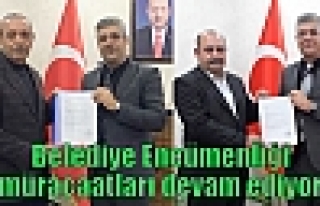 Belediye Encümenliği müracaatları devam ediyor.